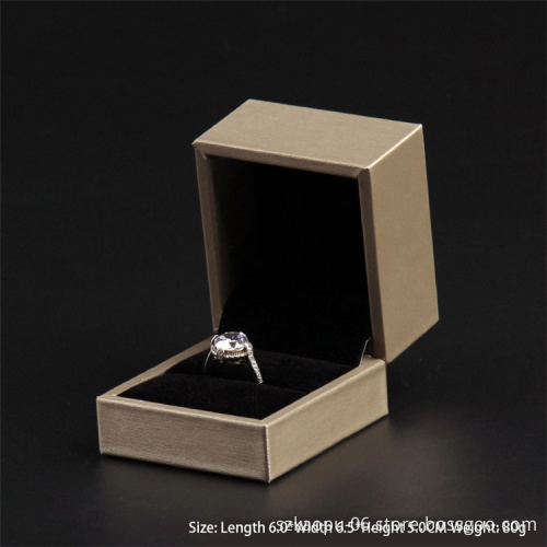 Custom Luxury Pu Jewellery Box PU Flannelette necklace packaging